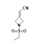 2-(1-(etylsulfonyl)azetidin-3-yliden)acetonitril